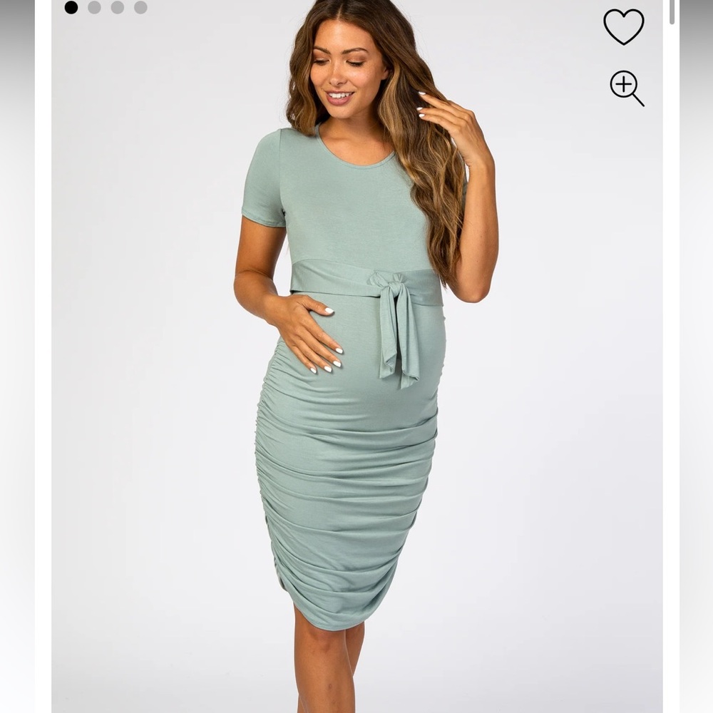 NWT Pink Blush Hello Miz Maternity dress